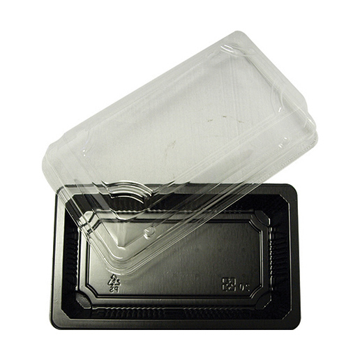 方形壽司盒 (黑色)