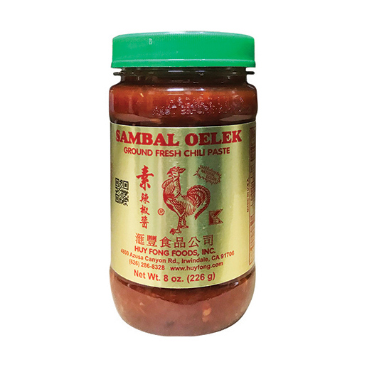 Ground Fresh Chili Paste Sambal Oelek 8 oz