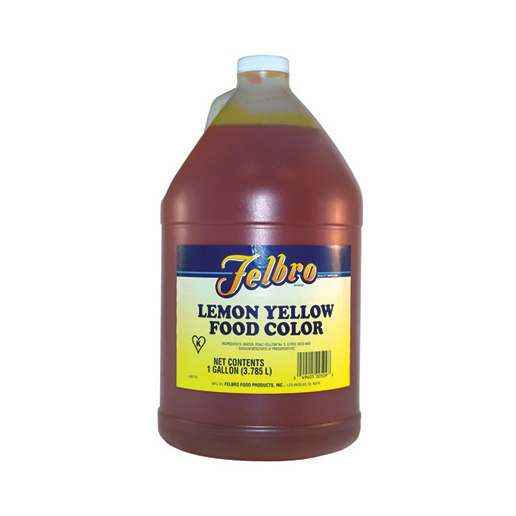 檬檬黃色食用色水(色素) 1 gal