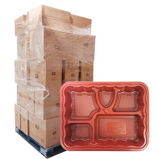 By Pallet (30 case) Lunch Box Bottom 5-Compmant 
