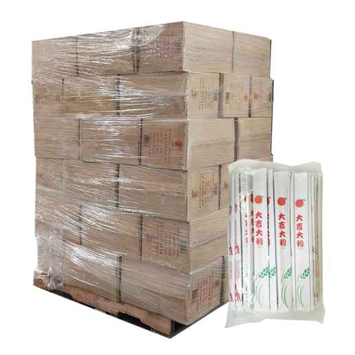 By Pallet (56 case) Bamboo Chopsticks (Chinese Style -Twin / White Envelope)
